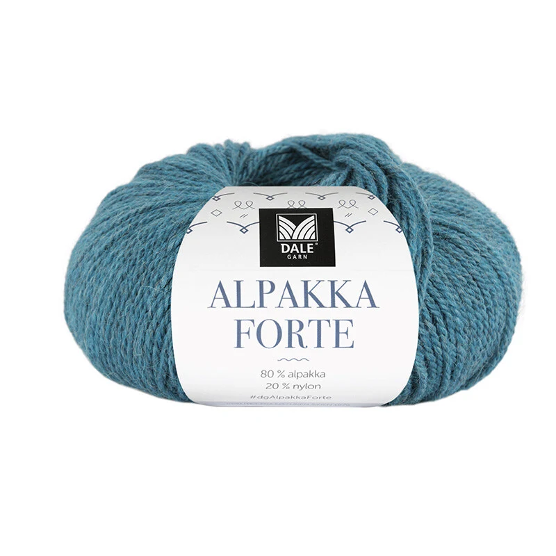 Du Store Alpakka Forte 722 Mélange de vert d'eau profonde