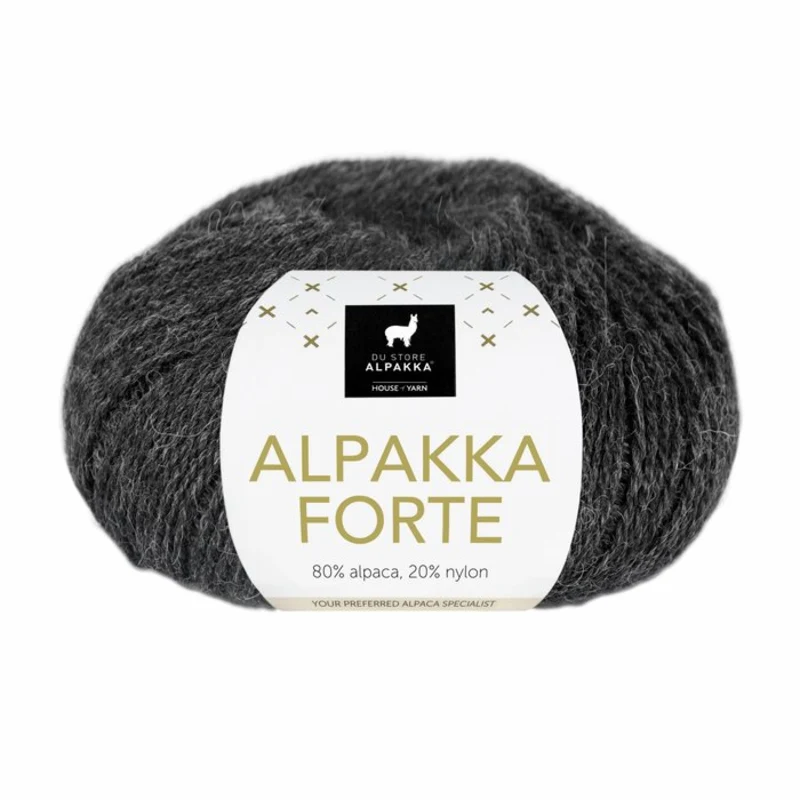 Du Store Alpakka Forte 710 Gris-noir chiné