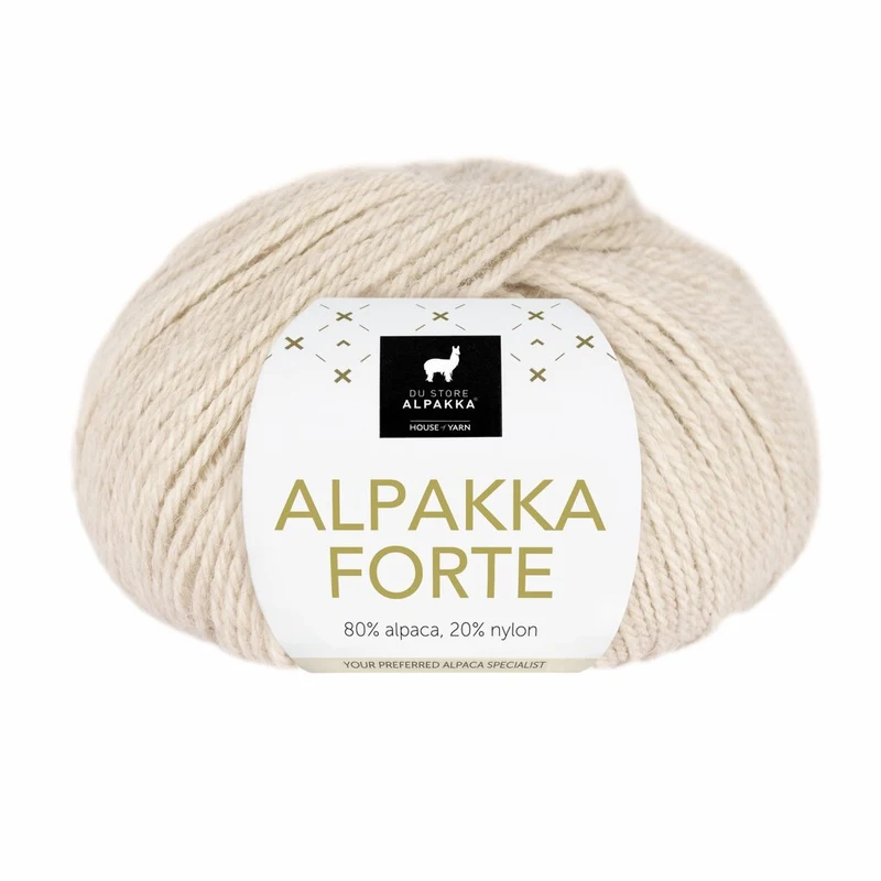Du Store Alpakka Forte 701 Latte beige chiné