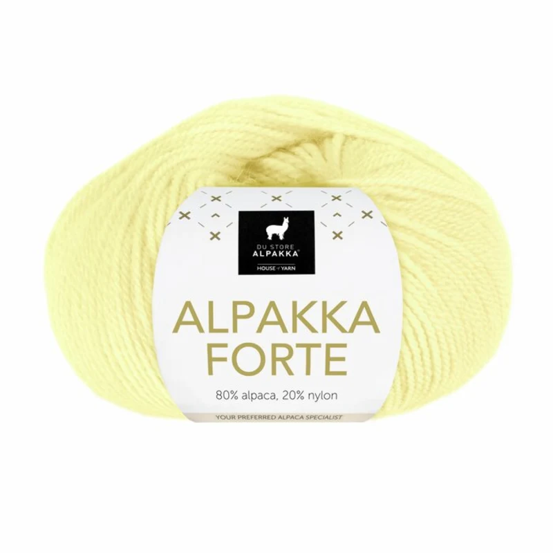 Du Store Alpakka Forte 747 Jaune clair