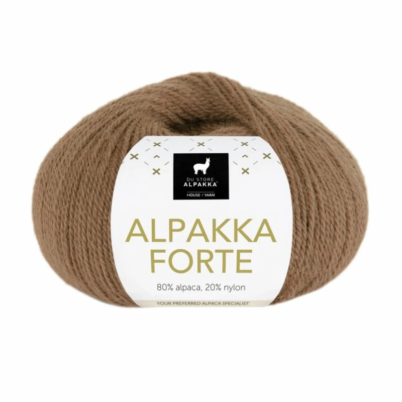 Du Store Alpakka Forte 742 Brun noisette