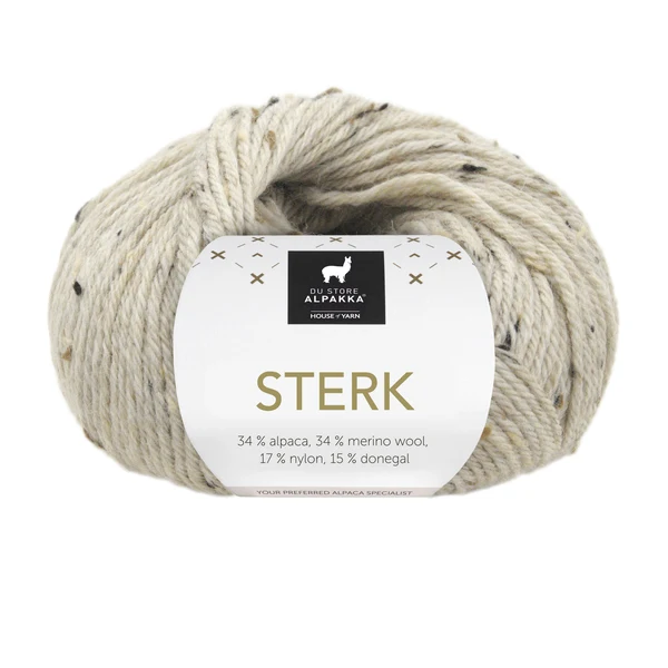 Du Store Alpakka Sterk 932 Beige clair chiné tweed
