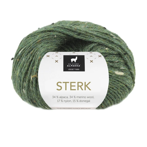 Du Store Alpakka Sterk 935 Vert sapin tweed