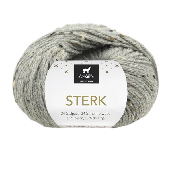 Du Store Alpakka Sterk 931 Gris chiné tweed