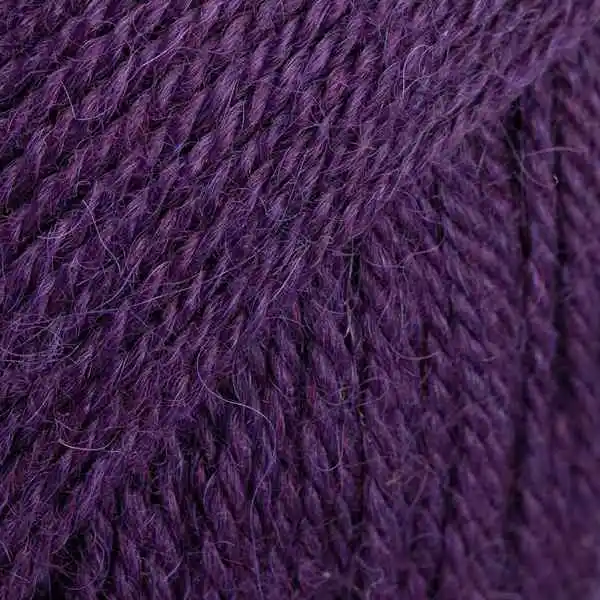 DROPS Alpaca 4400 Violet foncé (couleur unie)