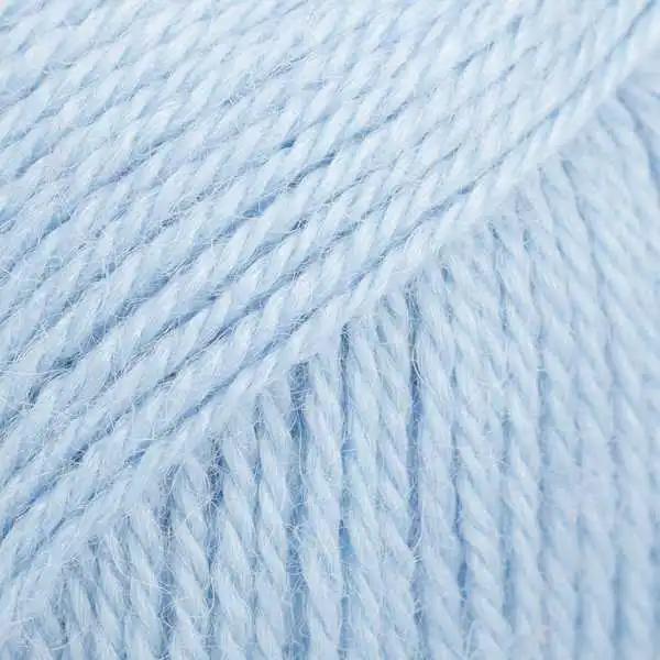 DROPS Alpaca 6205 Bleu clair (Couleur Uni)