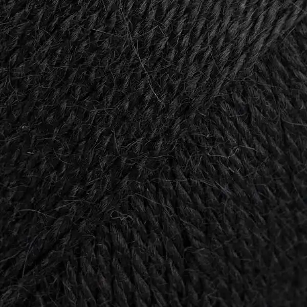 DROPS Alpaca 8903 Noir (Couleur Uni)