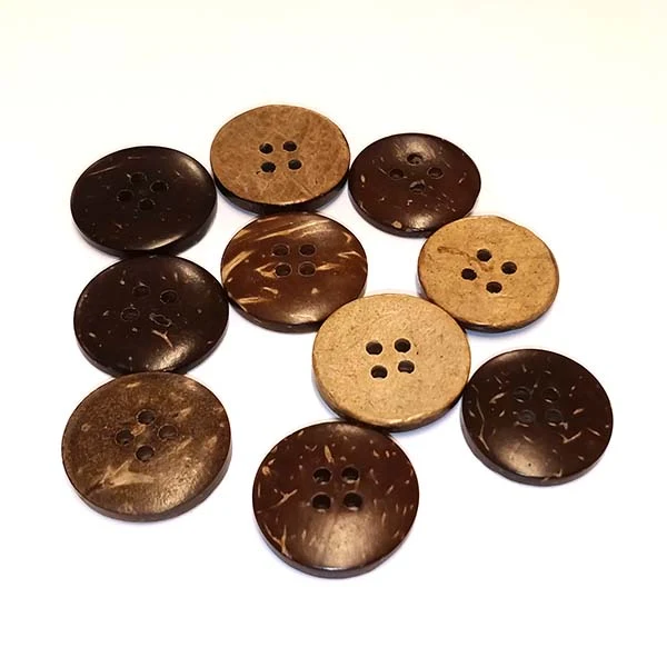 20 noix de coco délicate natural shell boutons 20mm couture artisanat accessoires 