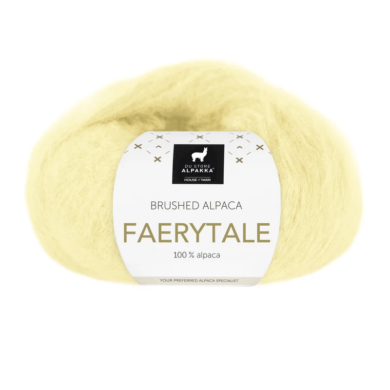Du Store Alpakka Faerytale 819 Jaune clair