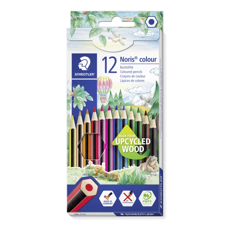 STAEDTLER Noris Club 185 Crayons de couleur, 12 pièces