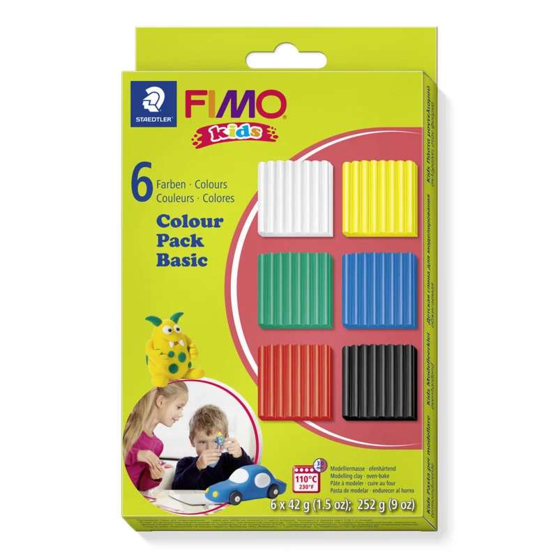 STAEDTLER FIMO Kit de couleurs pour enfants Basic