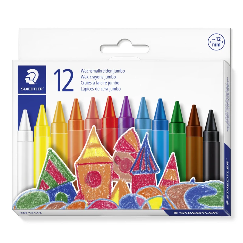 STAEDTLER Noris Club jumbo 229 couleurs de cire, 12 pcs – Image principale