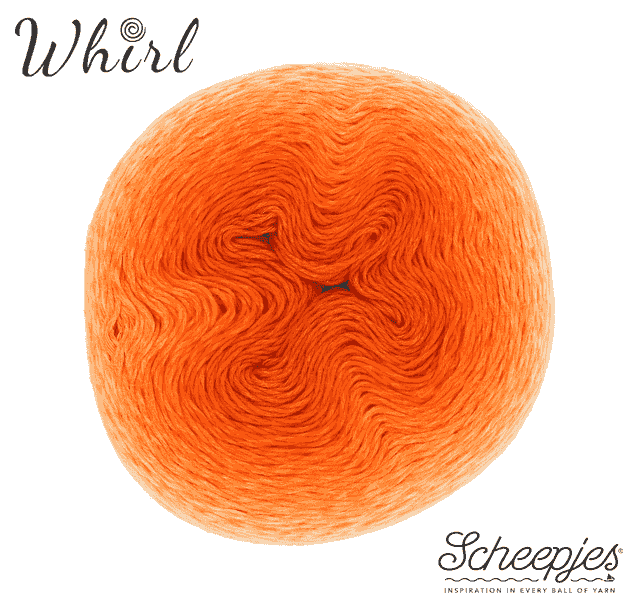 Scheepjes Whirl Ombré 554 Tangerine