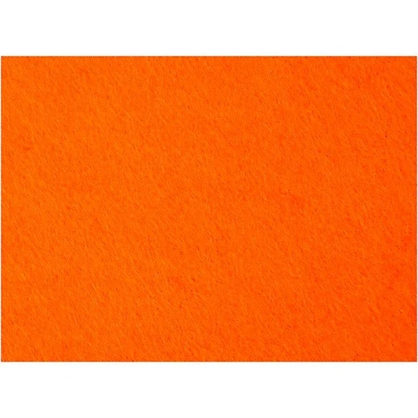Hobbyfilt, Ark 42x60 cm, 3 mm, 1 ark Orange