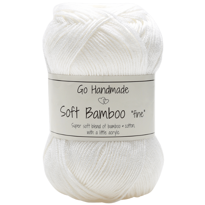 Go Handmade Soft Bamboo Fine 17423 Blanc
