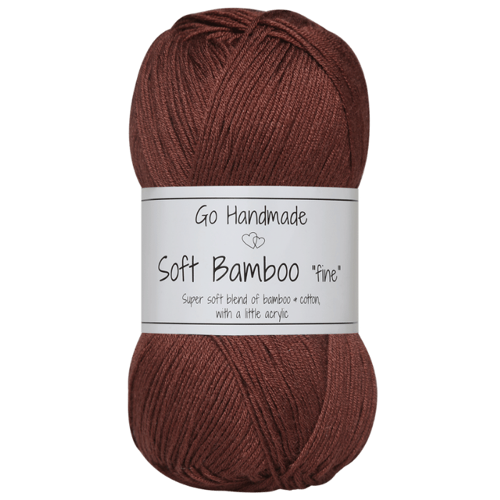 Go Handmade Soft Bamboo Fine 17427 Caramel