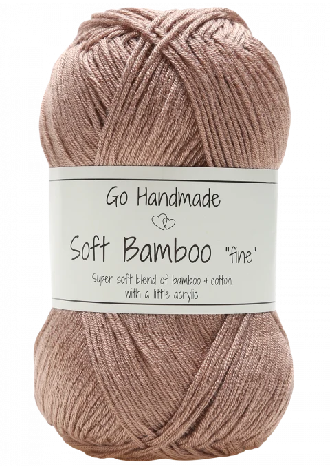 Go Handmade Soft Bamboo Fine 17321 Brun