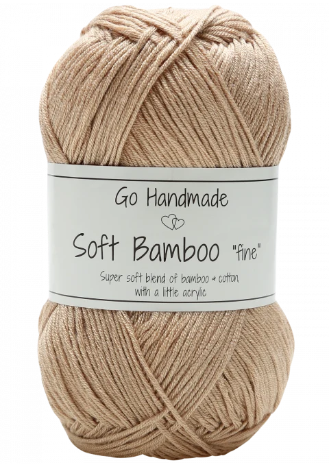 Go Handmade Soft Bamboo Fine 17322 Valnød