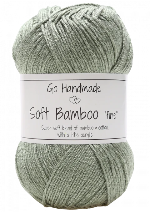 Go Handmade Soft Bamboo Fine  17324 Grøn