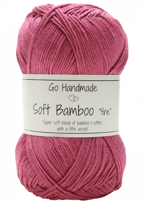 Go Handmade Soft Bamboo Fine 17325 Pink