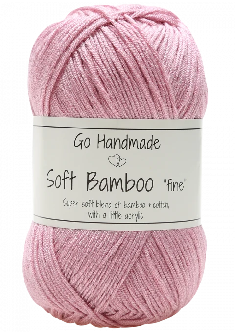 Go Handmade Soft Bamboo Fine 17326 Gammelrosa
