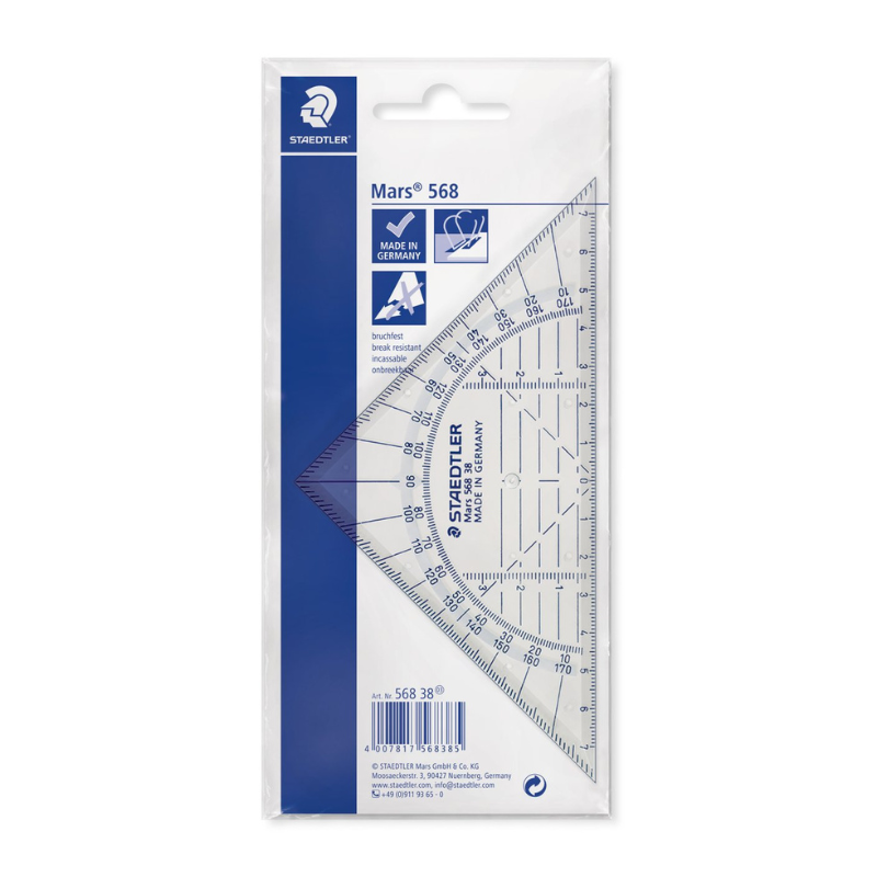STAEDTLER Mars Géométrie triangle 16 cm