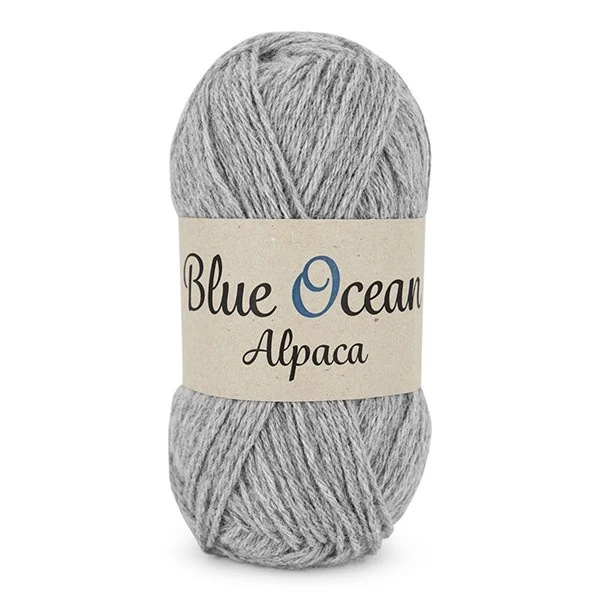 Svarta Fåret Blue Ocean Alpaca 03 Lysegrå