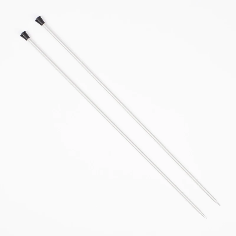 DROPS Basic Aiguilles Droites Aluminium 35 cm (2.00-5.00 mm)