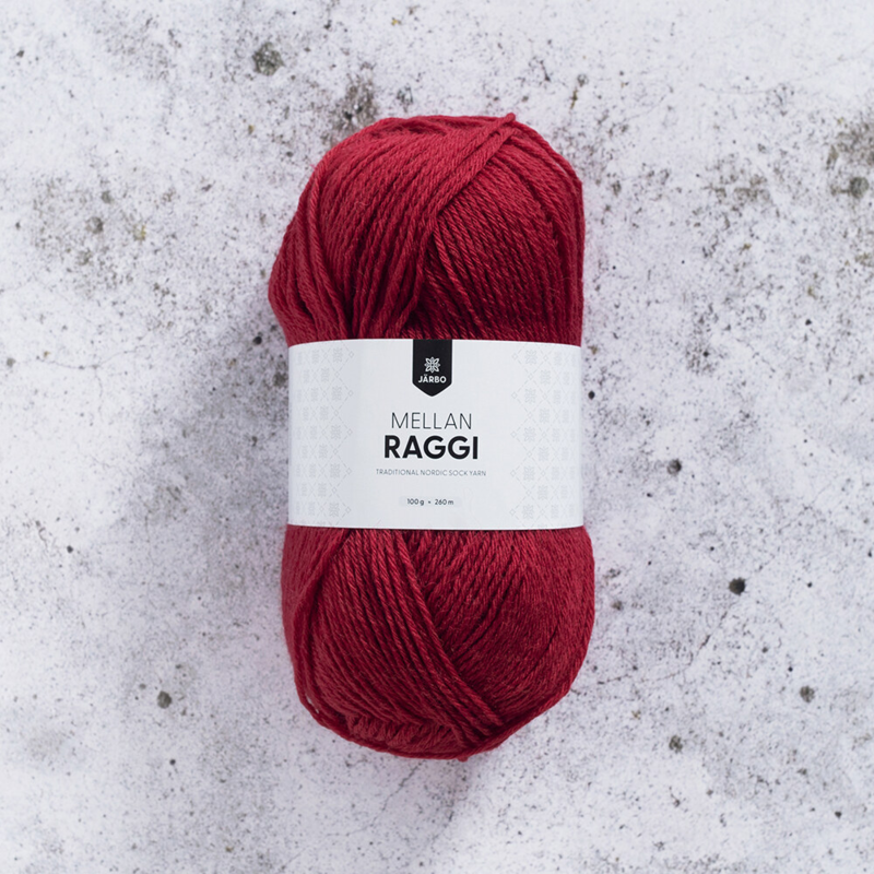 Järbo Mellanraggi 100g 28224 Ruby Red
