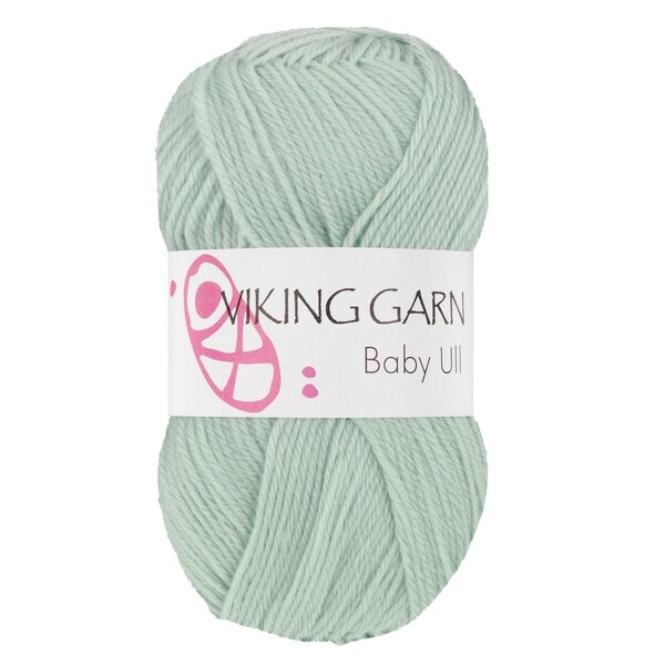 Viking Baby Ull 337 Vert clair menthe