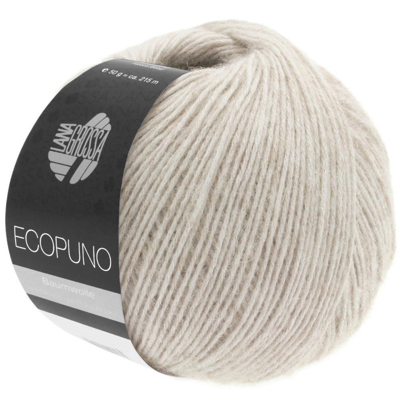 Lana Grossa Ecopuno 18 Beige-gris