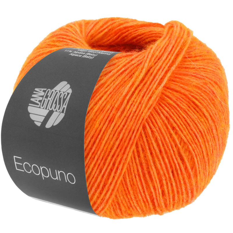 Lana Grossa Ecopuno 89 Orange vif