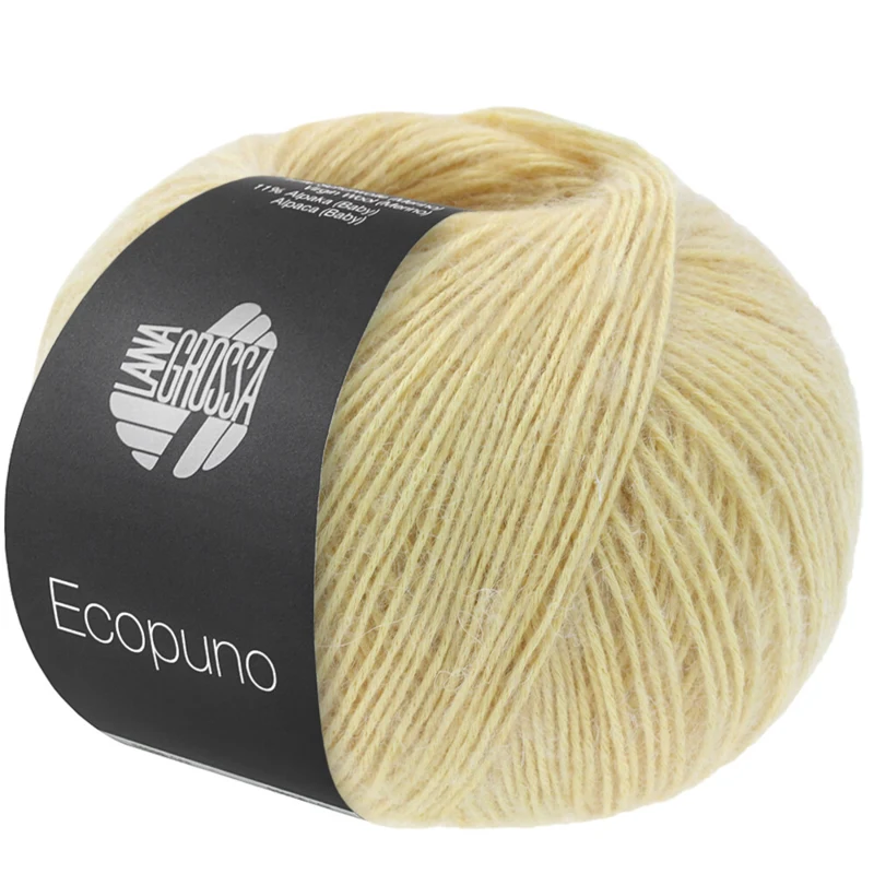 Lana Grossa Ecopuno 228 Jaune pastel