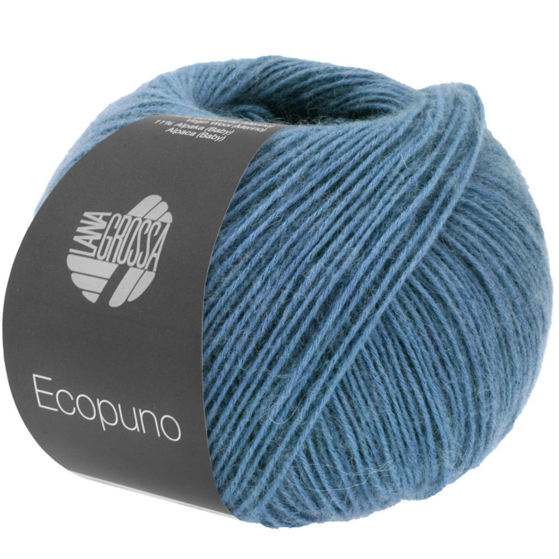 Lana Grossa Ecopuno 76 Bleu foncé