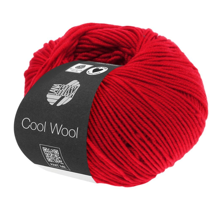 Lana Grossa Cool Wool 417 Rouge réfléchissant