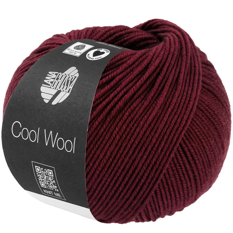 Lana Grossa Cool Wool 2124 Rouge rose foncé