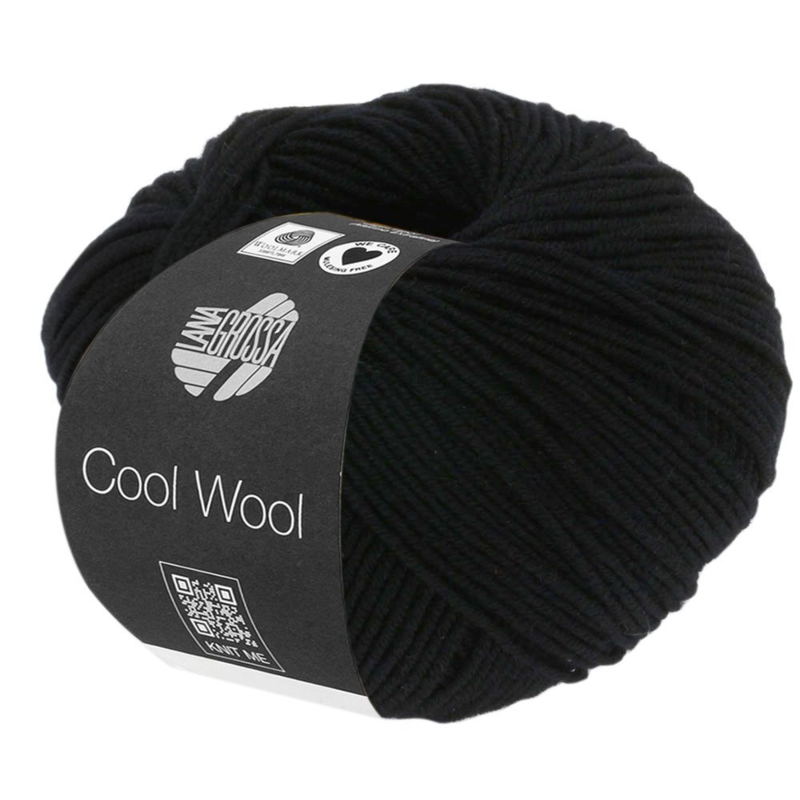 Lana Grossa Cool Wool 433 Noir