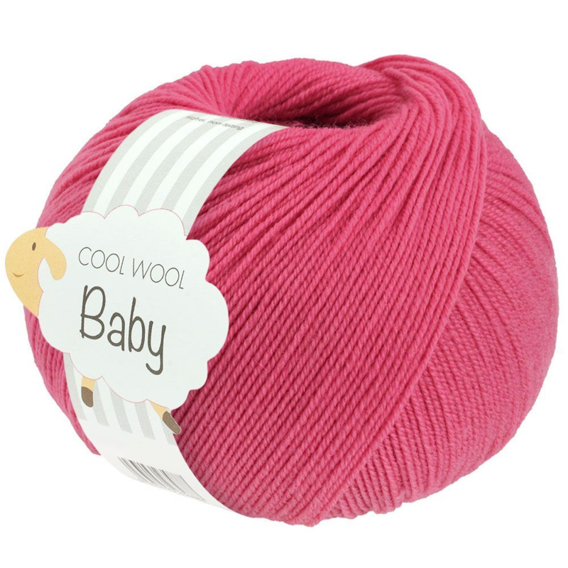 Lana Grossa Cool Wool Baby 341 Hindbær