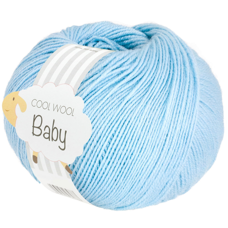 Lana Grossa Cool Wool Baby 321 Bleu pastel