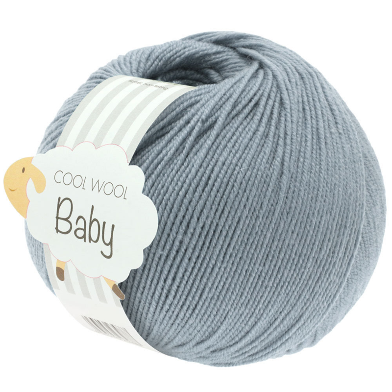 Lana Grossa Cool Wool Baby 264 Bleu gris