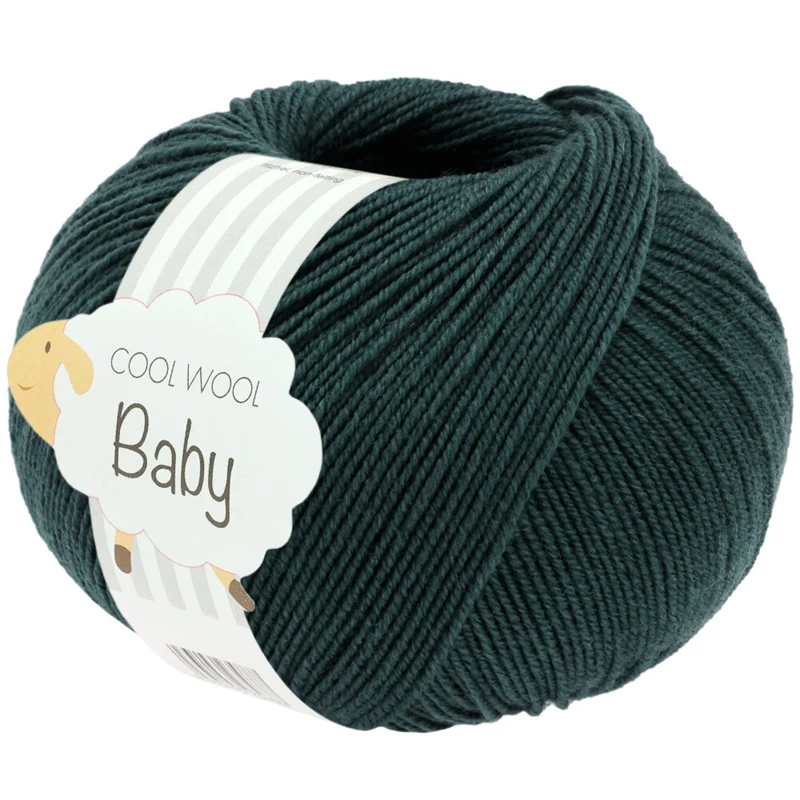 Lana Grossa Cool Wool Baby 350 Pétrole foncé