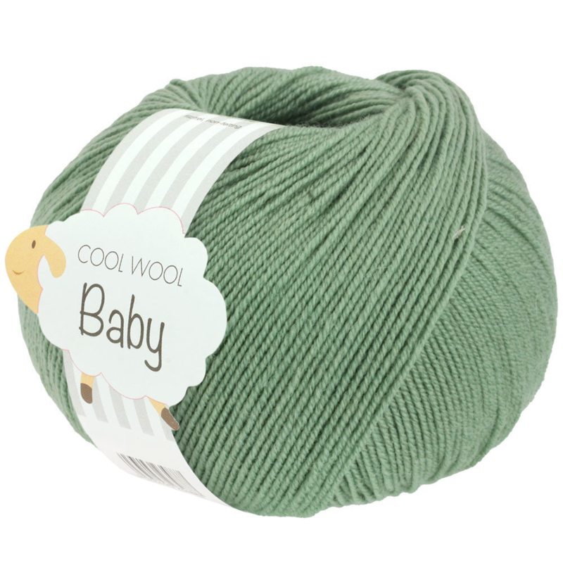 Lana Grossa Cool Wool Baby 297 Vert réséda