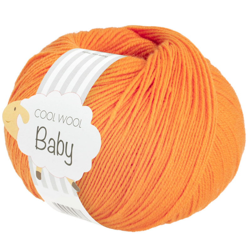 Lana Grossa Cool Wool Baby 318 Mandarine