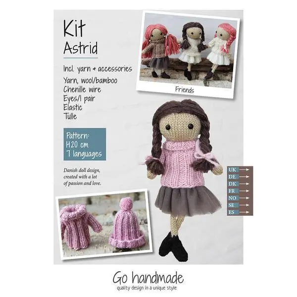 Go Handmade kit tricot Astrid