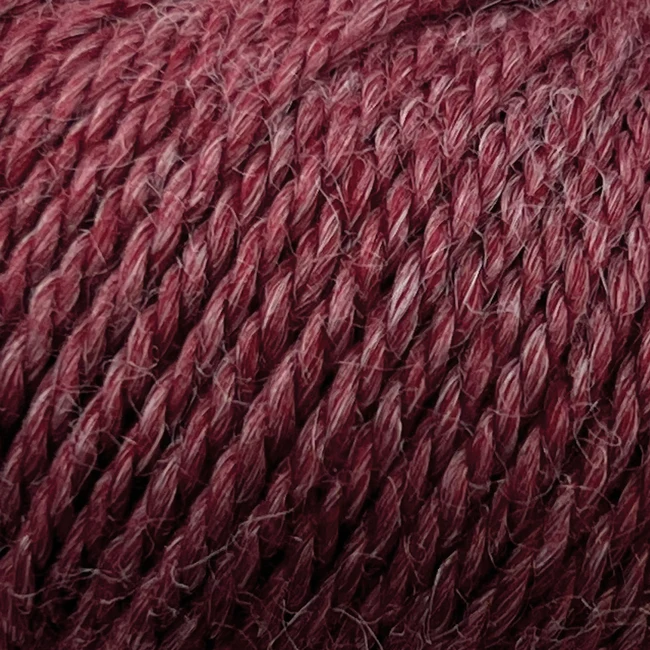 Onion No.6 Organic Wool+Nettles 618 Rouge foncé