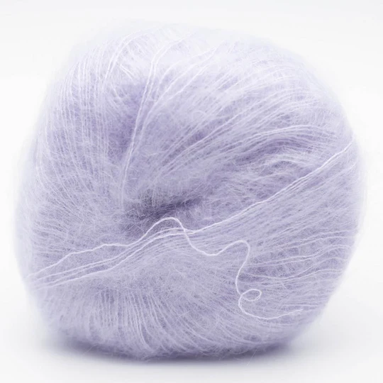 Kremke Soul Wool Silky Kid 14-4110 Violet pâle/bleu