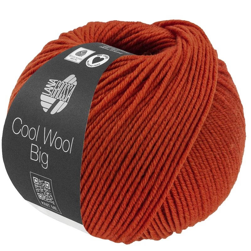 Lana Grossa Cool Wool Big 1042 Brun cannelle