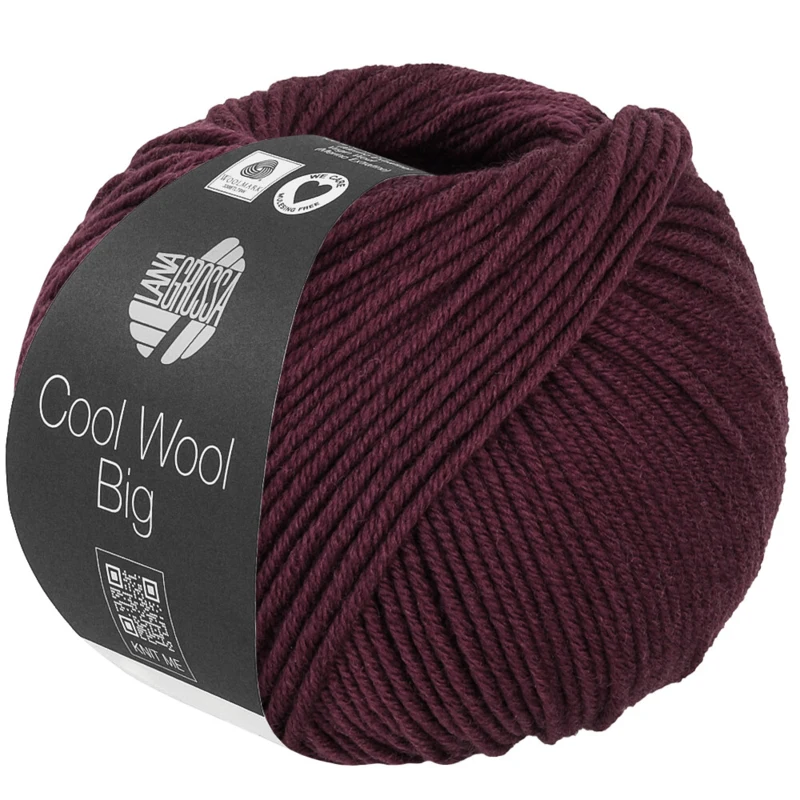 Lana Grossa Cool Wool Big 1044 Rouge noir