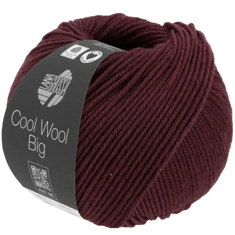Cool Wool Big 1606 Rouge foncé chiné