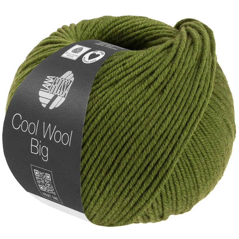 Lana Grossa Cool Wool Big  1706 Olive chiné